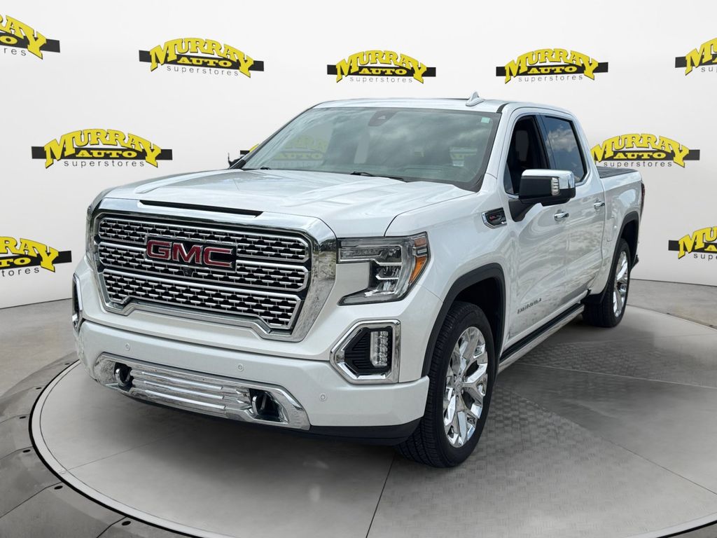 White Frost Tricoat 2019 GMC Sierra 1500 Pickup Truck Four-Wheel Drive Automatic