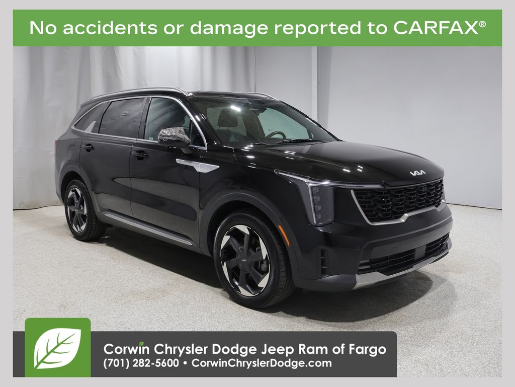 Aurora Black Pearl 2025 Kia Sorento Plug-In Hybrid SUV / Crossover All-Wheel Drive 6-Speed Automatic