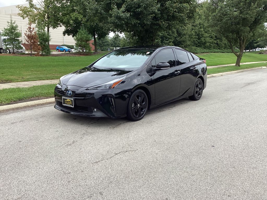 Midnight Black Metallic 2022 Toyota Prius Hatchback Front-Wheel Drive Continuously Variable Transmission