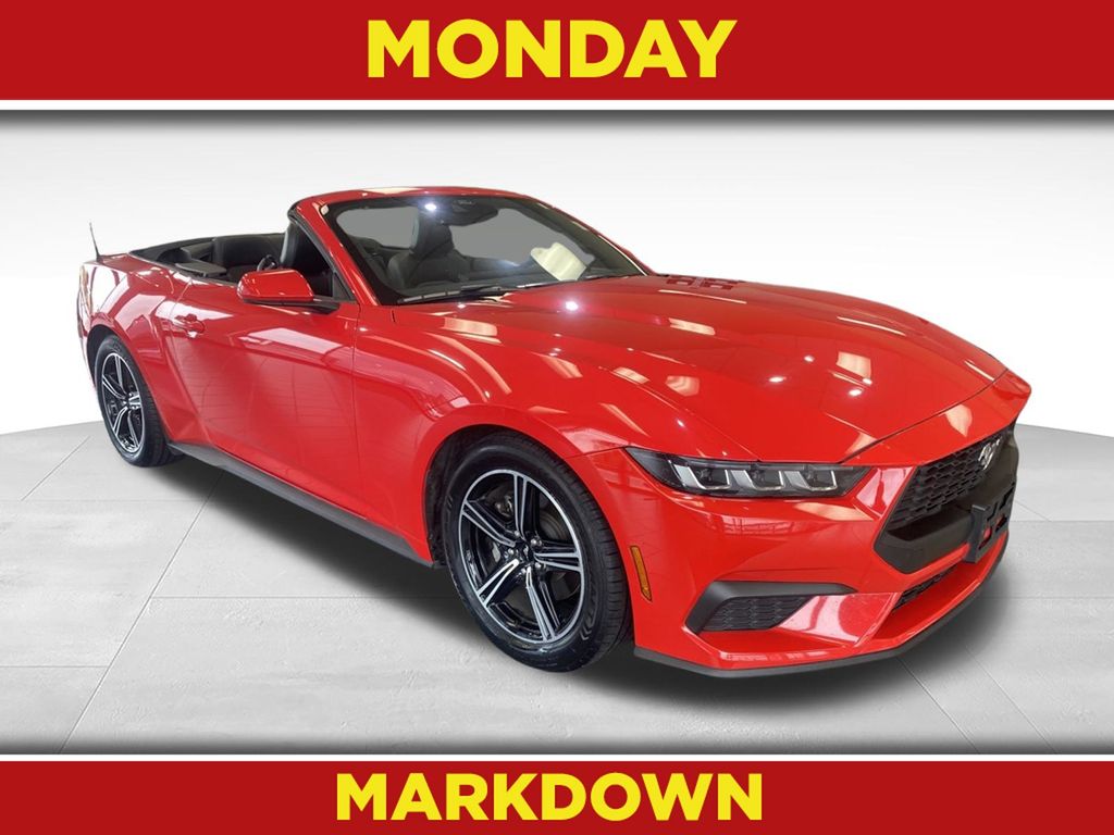 Race Red 2025 Ford Mustang Convertible Rear-Wheel Drive Automatic