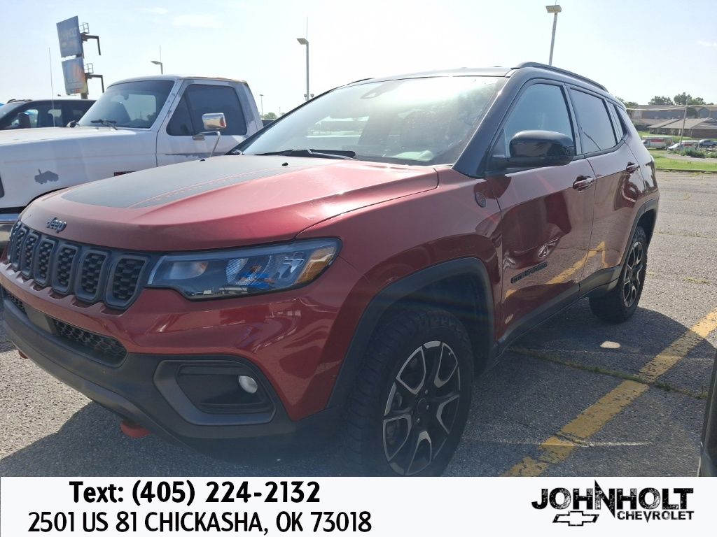 Red Hot Pearlcoat 2025 Jeep Compass SUV / Crossover Four-Wheel Drive 8-Speed Automatic