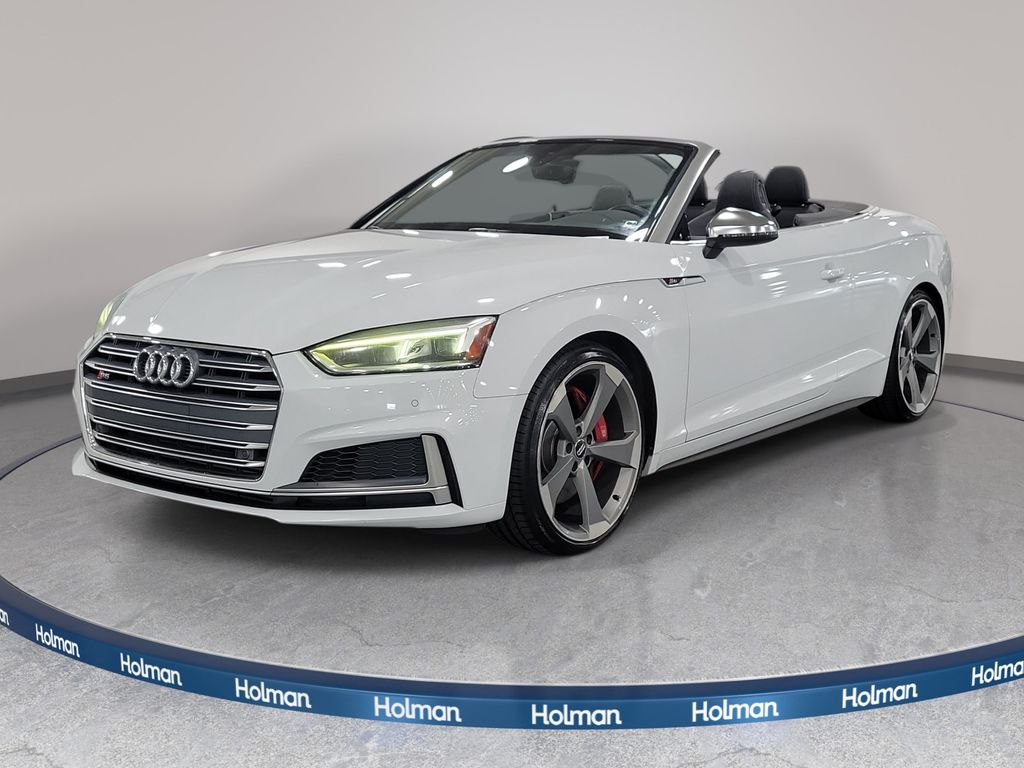Black Metallic 2019 Audi S5 Convertible All-Wheel Drive 8-Speed Automatic