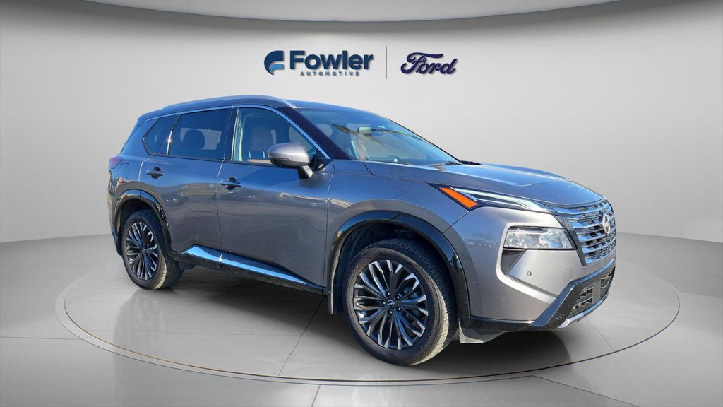 Gray (Gun Metallic) 2024 Nissan Rogue Platinum FWD SUV / Crossover Front-Wheel Drive Continuously Variable Transmission