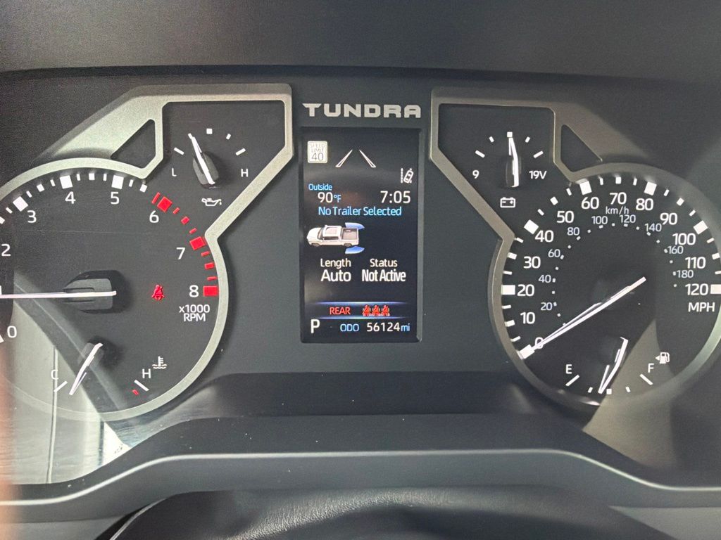 Celestial Silver Metallic 2022 Toyota Tundra Pickup Truck Four-Wheel Drive Automatic