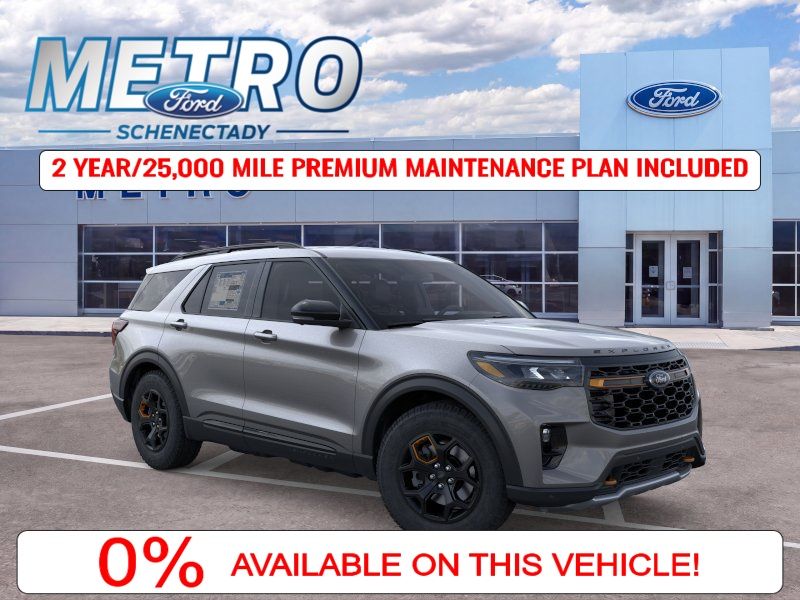 Carbonized Gray Metallic 2026 Ford Explorer SUV / Crossover All-Wheel Drive Automatic