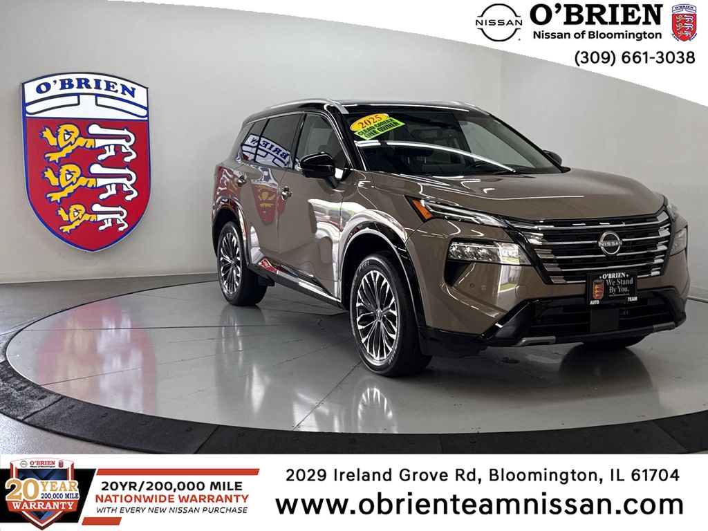 Super Black 2025 Nissan Rogue SUV / Crossover Front-Wheel Drive Continuously Variable Transmission