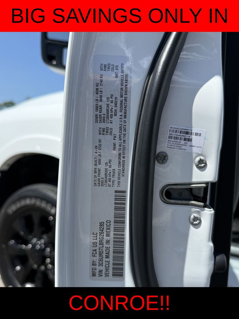 2024 Ram 2500 Limited White at River Oaks CDJR