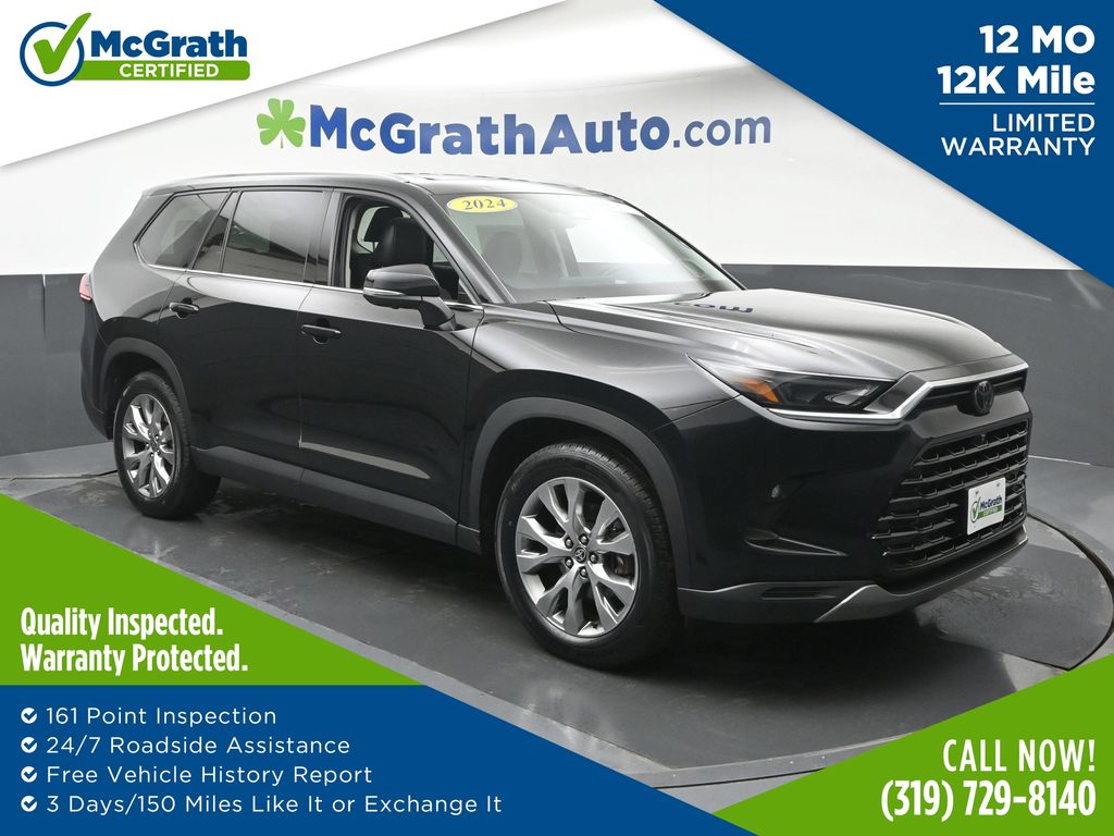 Midnight Black Metallic 2024 Toyota Grand Highlander SUV / Crossover All-Wheel Drive 8-Speed Automatic