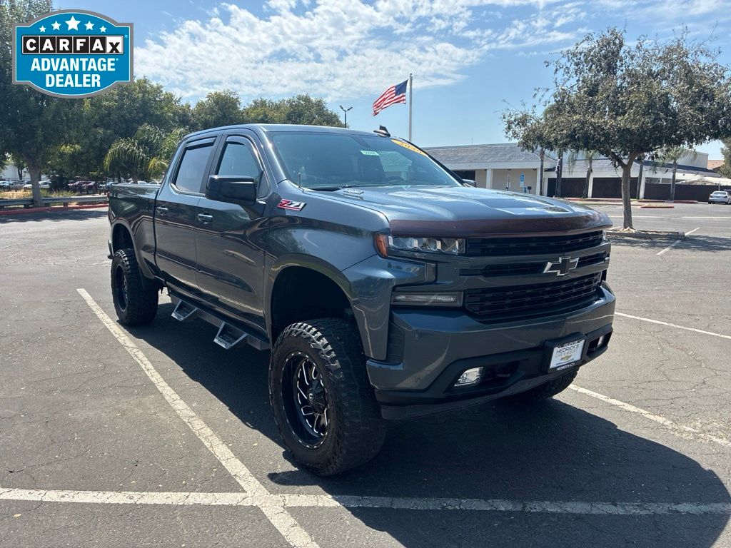Shadow Gray Metallic 2020 Chevrolet Silverado 1500 Pickup Truck Four-Wheel Drive Automatic