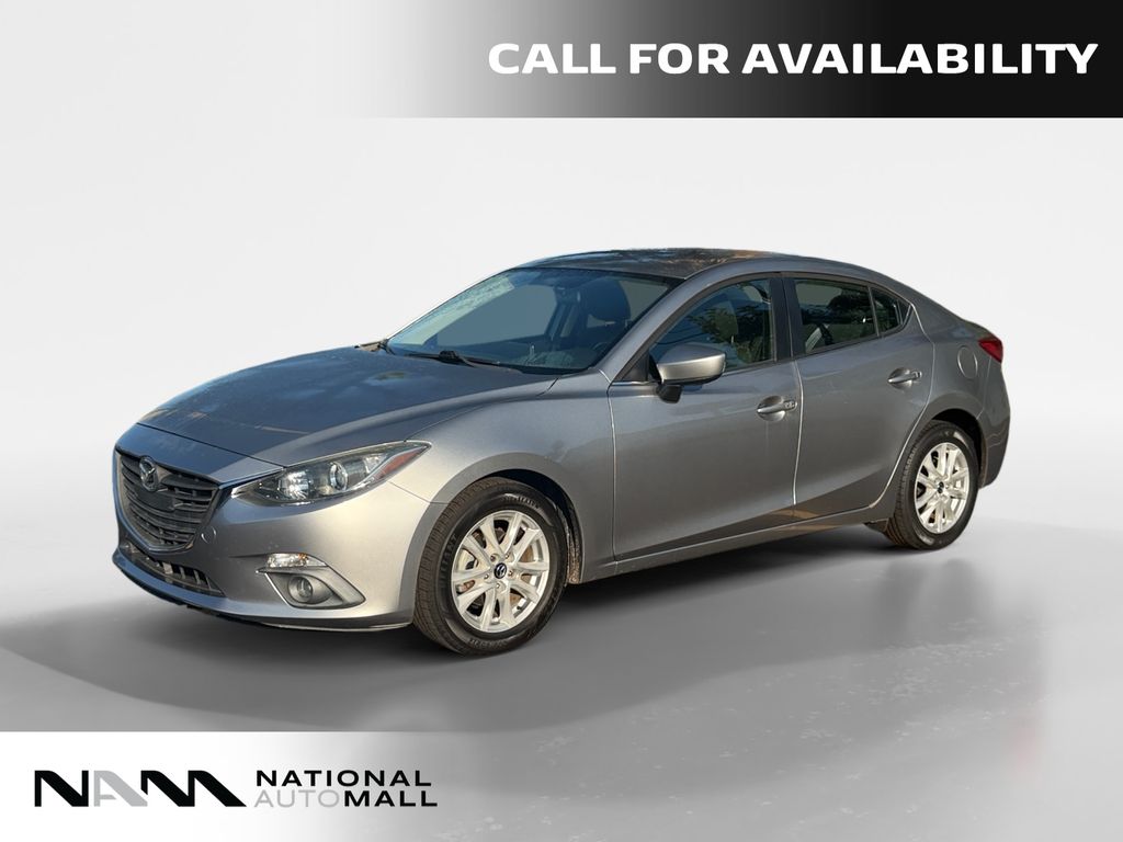 Liquid Silver Metallic 2015 Mazda MAZDA3 Sedan Front-Wheel Drive 6-Speed Automatic