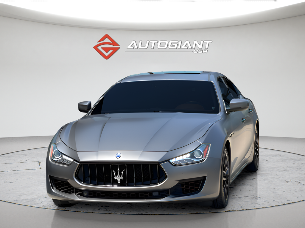 Gray 2018 Maserati Ghibli Sedan Rear-Wheel Drive 8-Speed Automatic