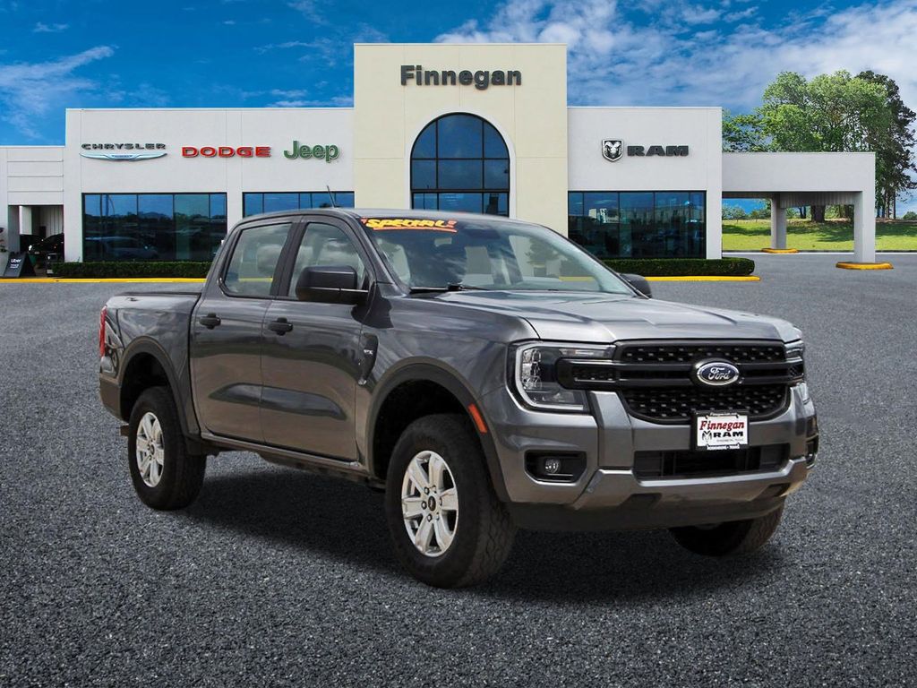 Gray Metallic 2025 Ford Ranger XL SuperCrew RWD Pickup Truck 4X2 Automatic