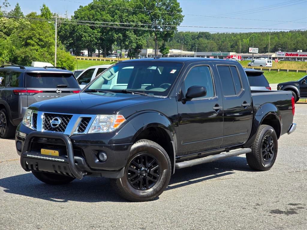 Gray (Magnetic Black) 2018 Nissan Frontier SV V6 Crew Cab 4WD Pickup Truck Four-Wheel Drive 5-Speed Automatic Overdrive