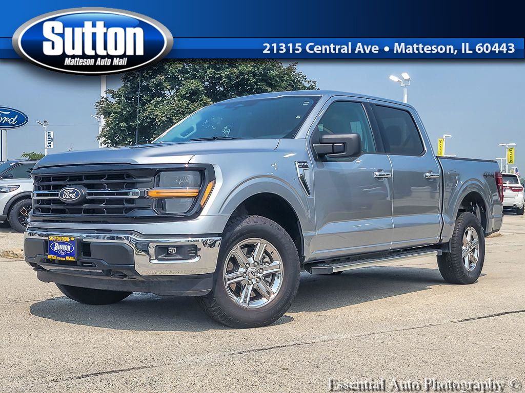 Silver Metallic 2025 Ford F-150 Pickup Truck Four-Wheel Drive Automatic