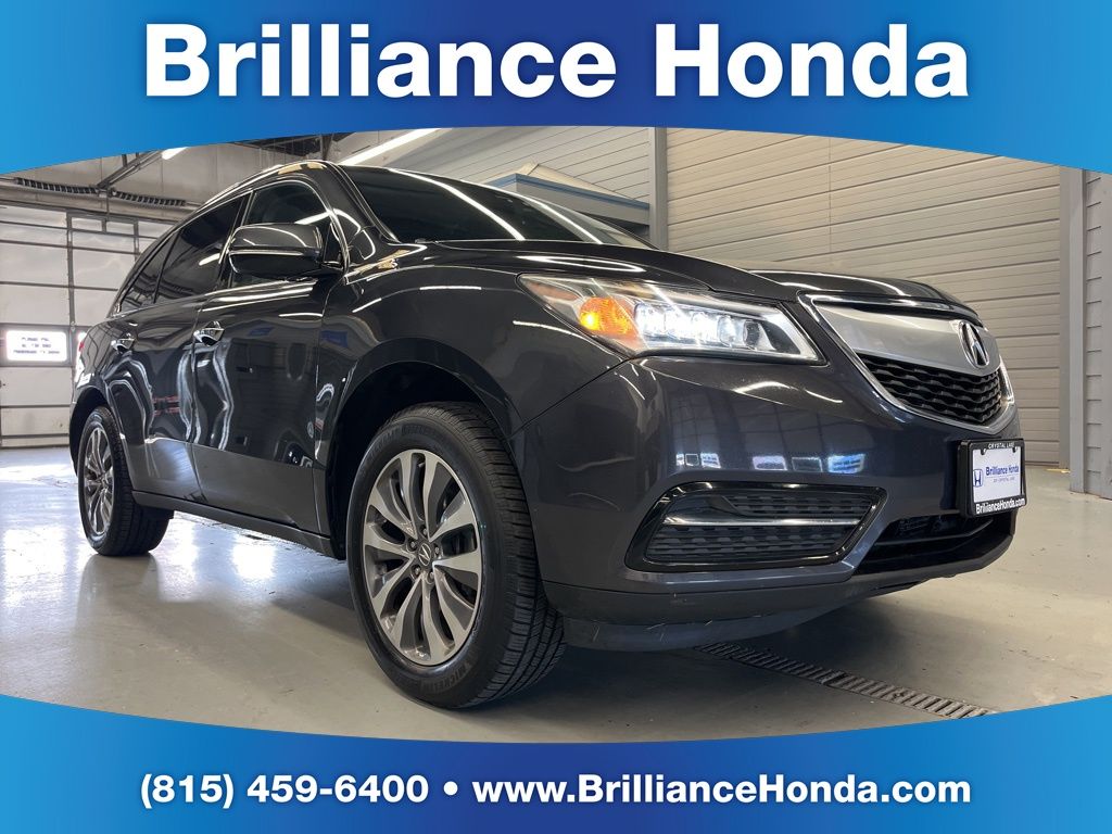 Gray 2014 Acura MDX SUV / Crossover All-Wheel Drive 6-Speed Automatic