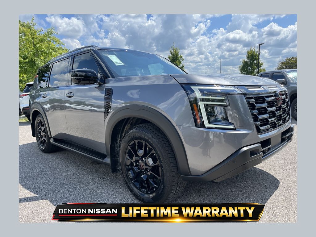 Gun Metallic/Super Black 2026 Nissan Armada SUV / Crossover Four-Wheel Drive 9-Speed Automatic