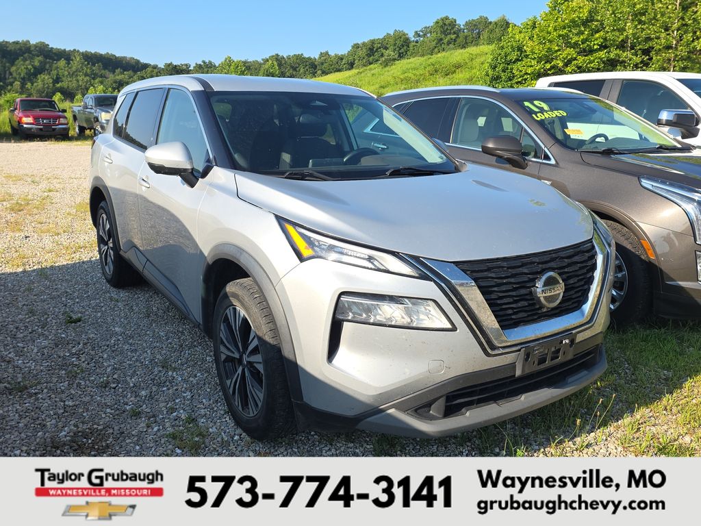 Brilliant Silver Metallic 2021 Nissan Rogue SUV / Crossover All-Wheel Drive Continuously Variable Transmission