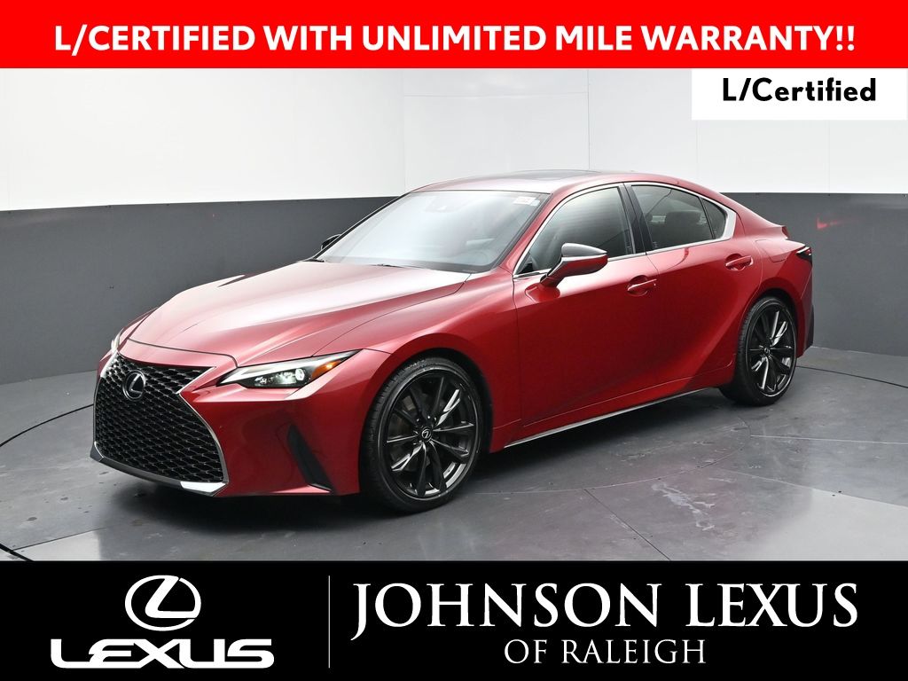 Matador Red Mica 2024 Lexus IS 300 RWD Sedan Rear-Wheel Drive 8-Speed Automatic
