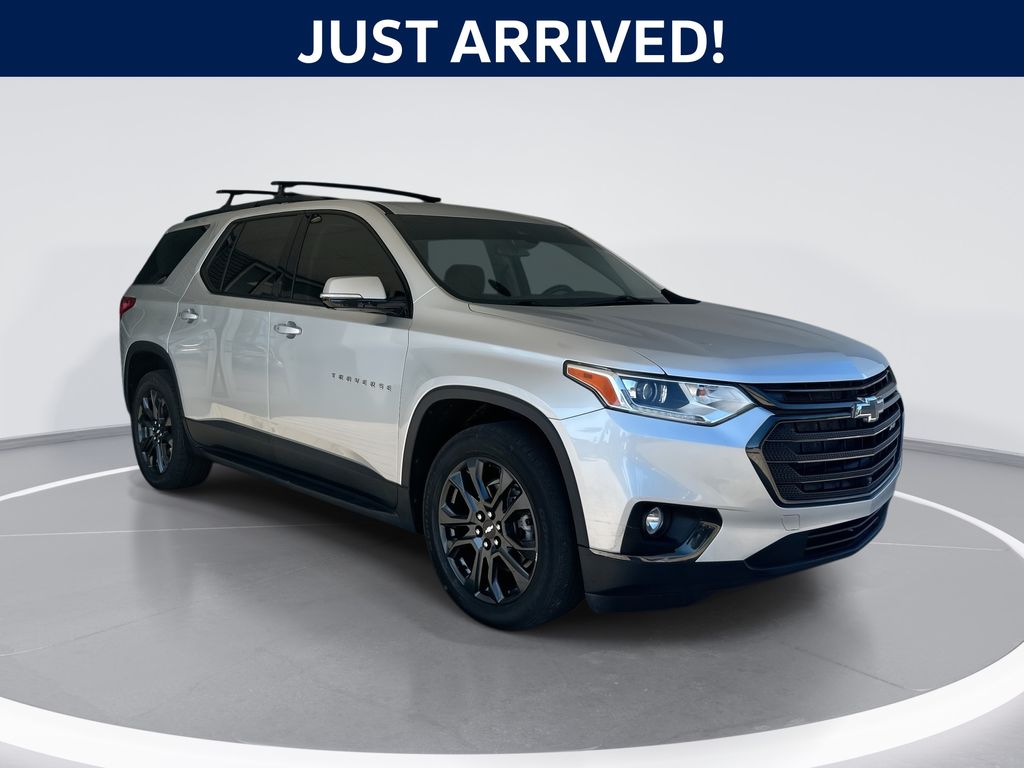 Silver Ice Metallic 2021 Chevrolet Traverse RS FWD SUV / Crossover Front-Wheel Drive 9-Speed Automatic