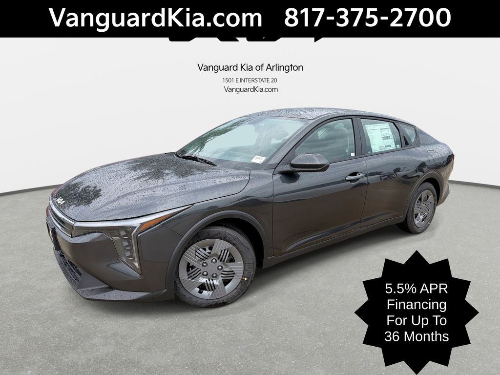 Interstellar Gray 2026 Kia K4 Sedan Front-Wheel Drive Continuously Variable Transmission