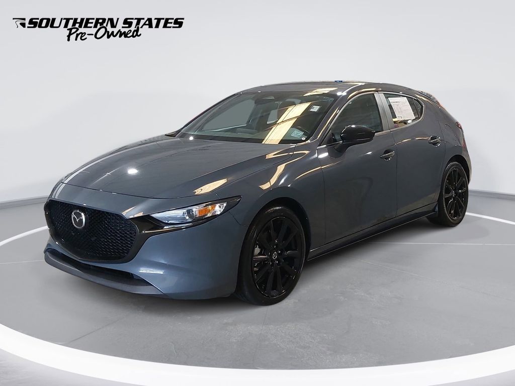 Polymetal Gray Metallic 2024 Mazda MAZDA3 2.5 S Carbon Edition Hatchback AWD Hatchback All-Wheel Drive 6-Speed Automatic