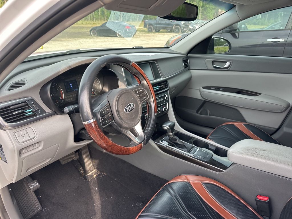 2016 Snow White Pearl Kia Optima EX FWD Sedan