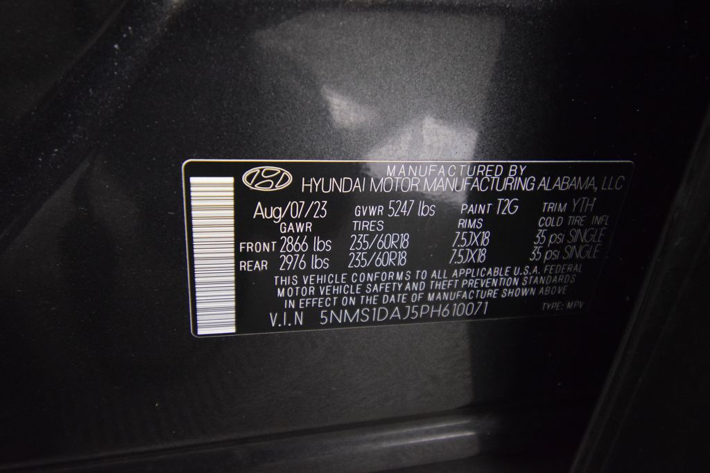 Used 2023 Portofino Gray Hyundai SE image 28