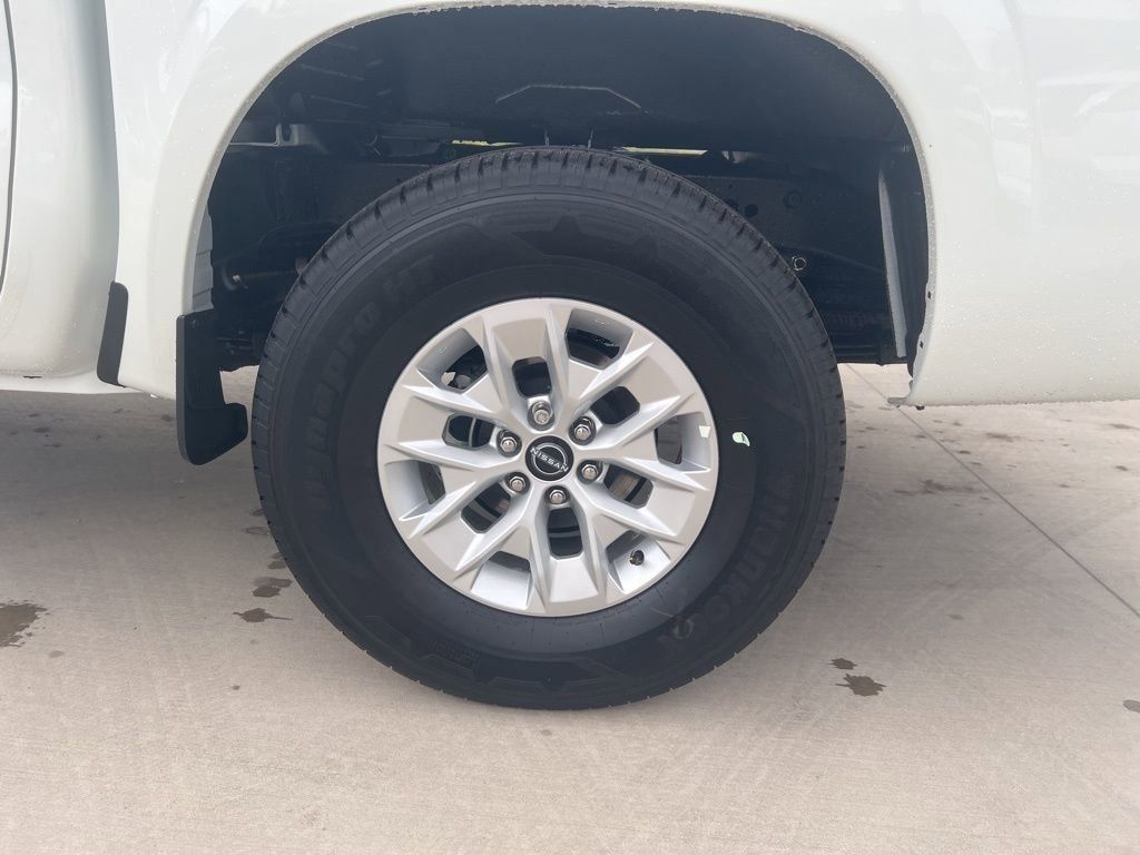 2025 Glacier White Nissan Frontier S 4X4 Truck