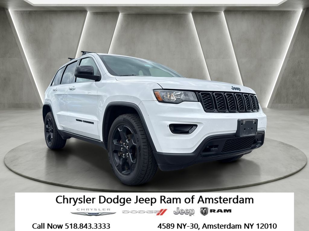 Bright White Clearcoat 2018 Jeep Grand Cherokee SUV / Crossover Four-Wheel Drive 8-Speed Automatic