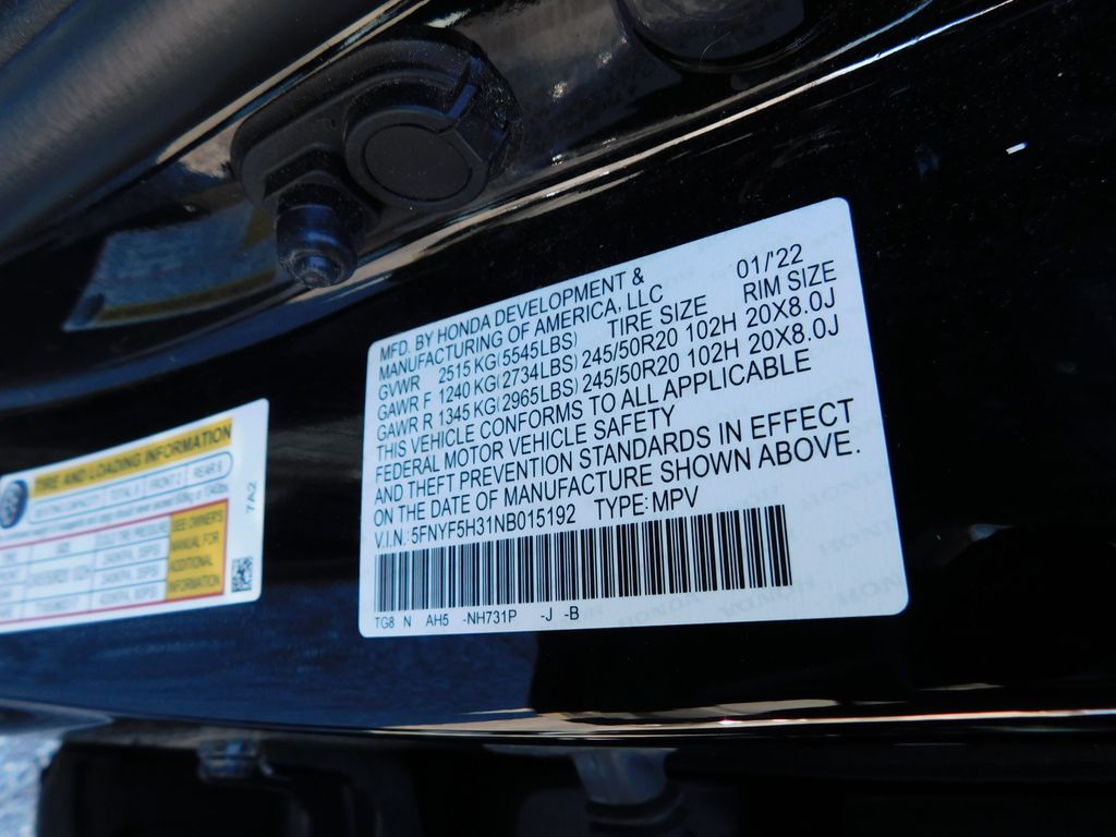 Thumbnail: 2022 Honda Pilot - 8