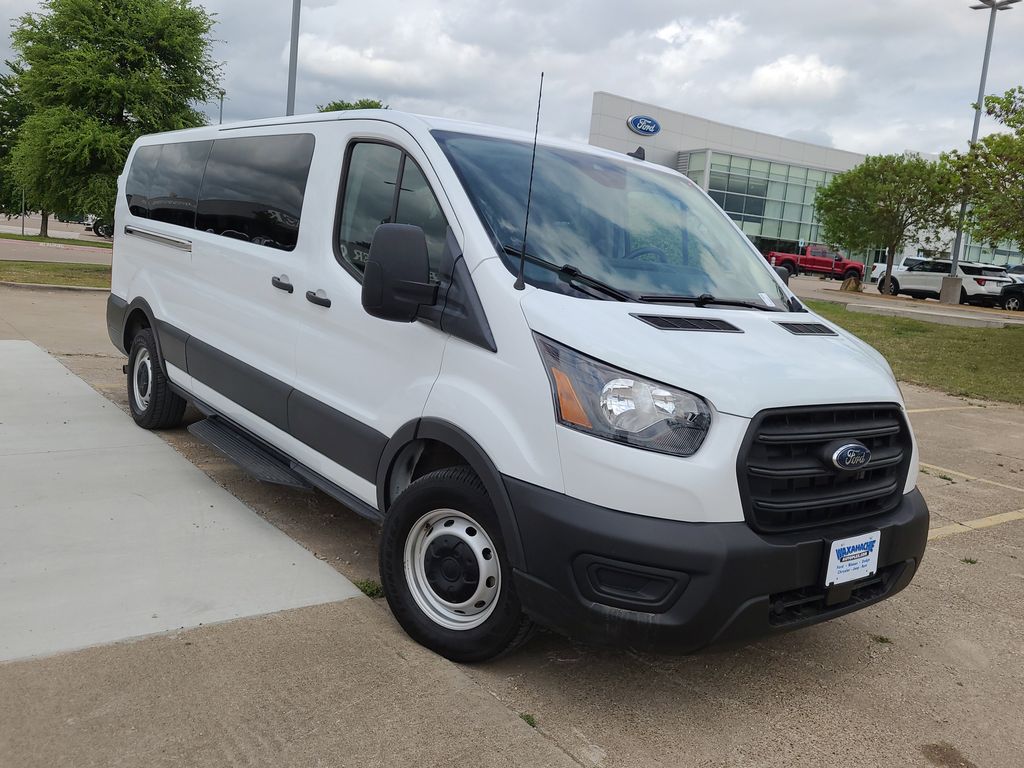 Oxford White 2022 Ford Transit Passenger 350 XL Low Roof LB RWD Van Rear-Wheel Drive