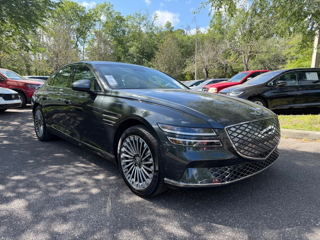Green 2023 Genesis G80 Electrified AWD Sedan All-Wheel Drive 1-Speed Automatic