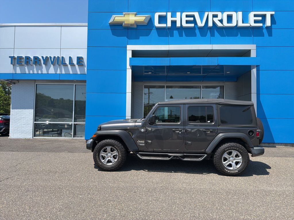 Gray (Granite Crystal Metallic Clearcoat) 2020 Jeep Wrangler Unlimited Sport S 4WD SUV / Crossover Four-Wheel Drive 6-Speed Manual
