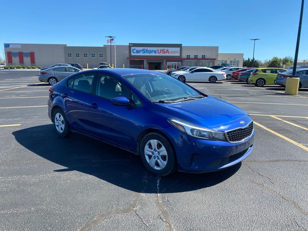 Deep Sea Blue 2017 Kia Forte LX Sedan Front-Wheel Drive 6-Speed Automatic