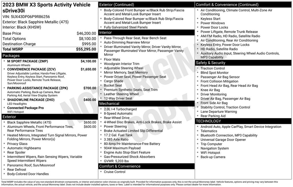 Certified Used 2023 Black BMW sDrive30i image 5