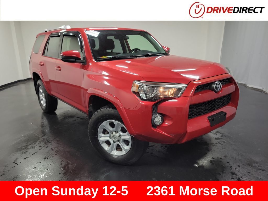 Barcelona Red Metallic 2017 Toyota 4Runner SUV / Crossover Four-Wheel Drive 5-Speed Automatic Overdrive