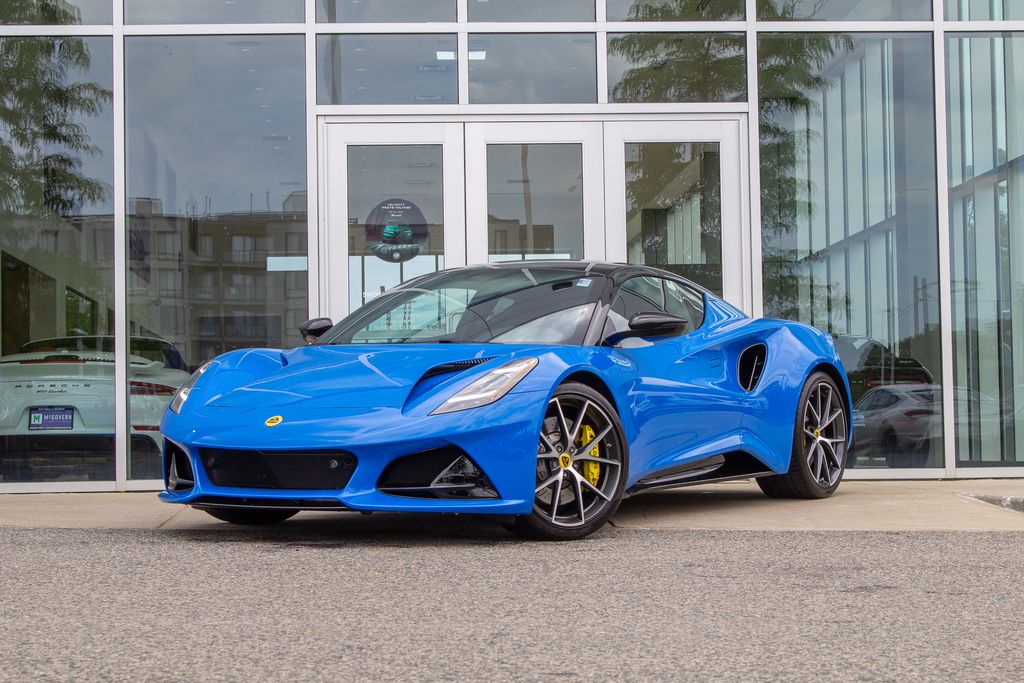 Blue 2024 Lotus Emira Coupe Rear-Wheel Drive 6-Speed Manual