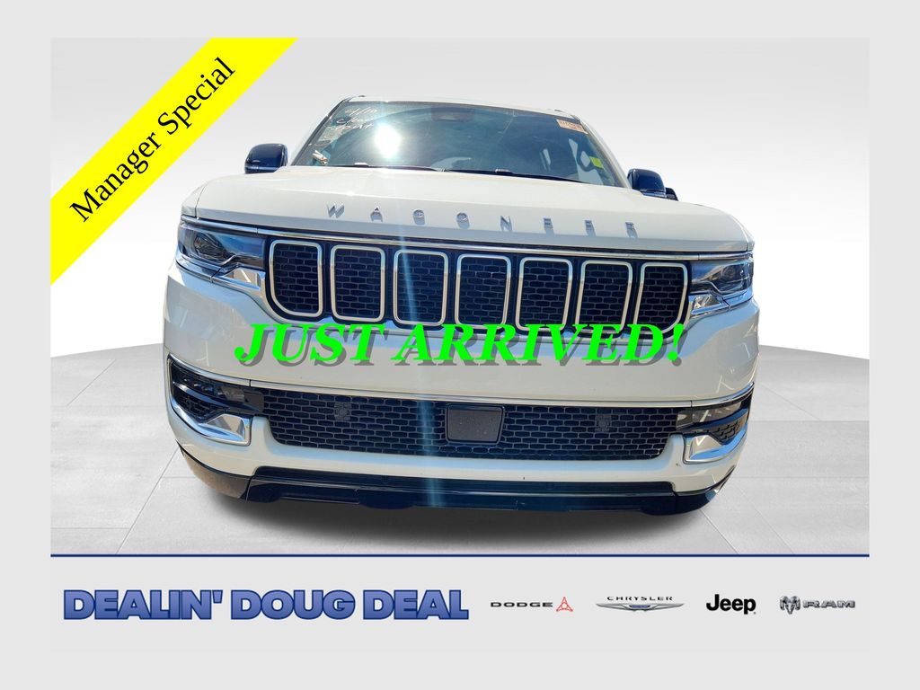 Bright White Clearcoat 2025 Jeep Wagoneer 4WD SUV / Crossover Four-Wheel Drive 8-Speed Automatic
