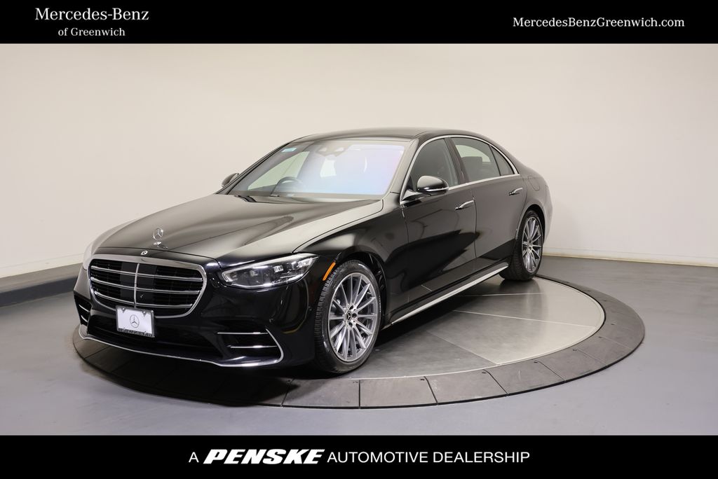 Black 2025 Mercedes-Benz S-Class Sedan All-Wheel Drive 9-Speed Automatic