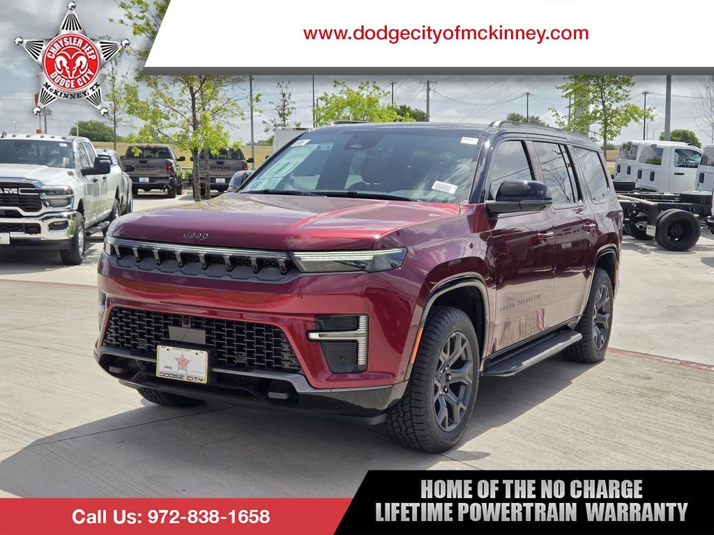 Velvet Red Pearlcoat 2026 Jeep Grand Wagoneer Upland 4WD SUV / Crossover Four-Wheel Drive 8-Speed Automatic