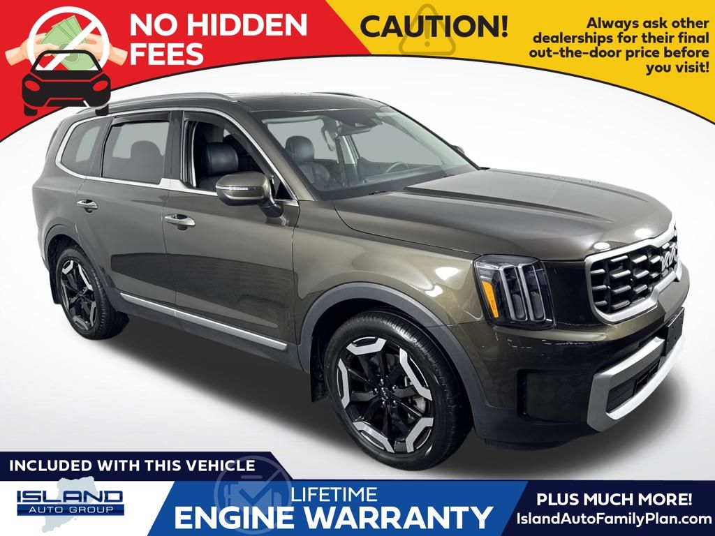 Dark Moss 2024 Kia Telluride S AWD SUV / Crossover All-Wheel Drive 8-Speed Automatic