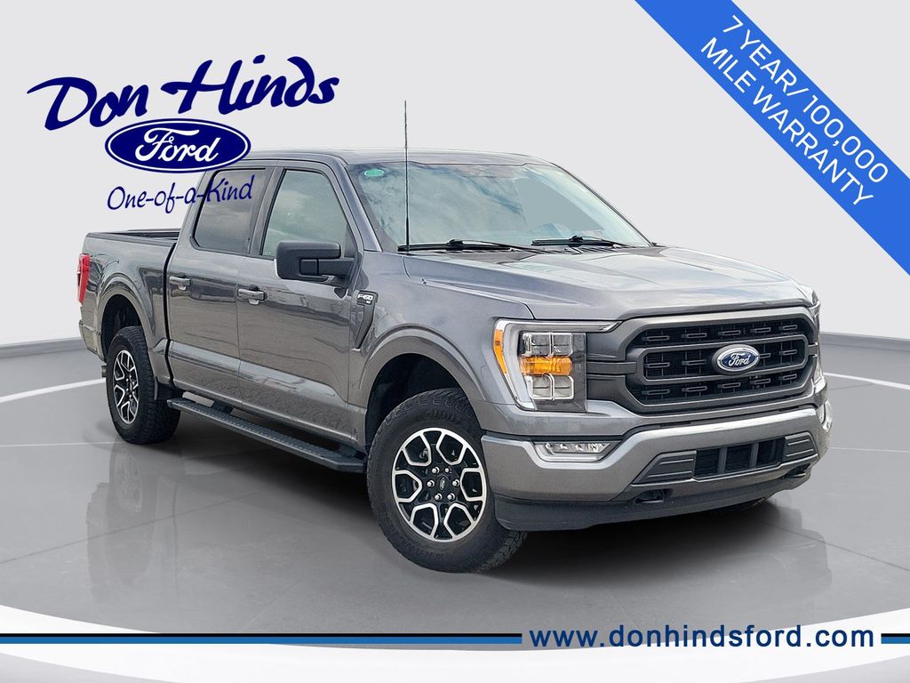 Gray Metallic 2023 Ford F-150 Pickup Truck Four-Wheel Drive Automatic