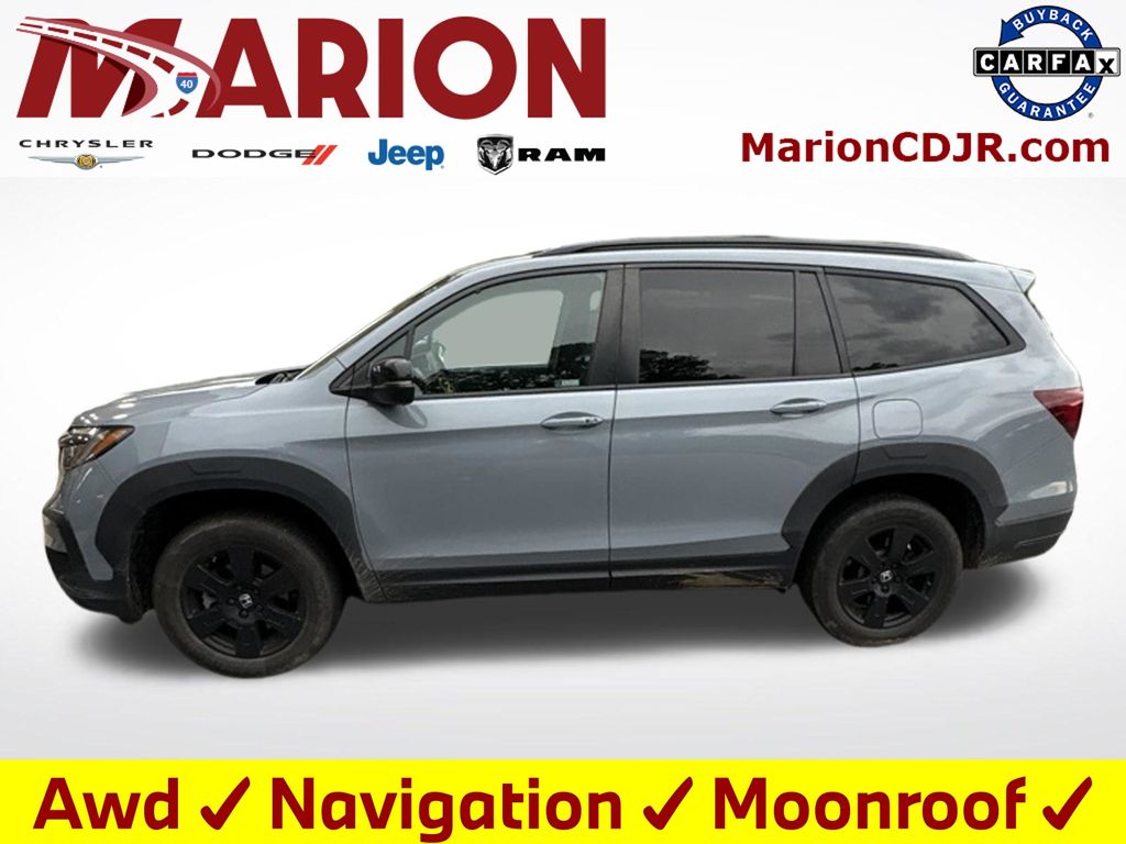 2022 Blue Honda Pilot TrailSport AWD SUV