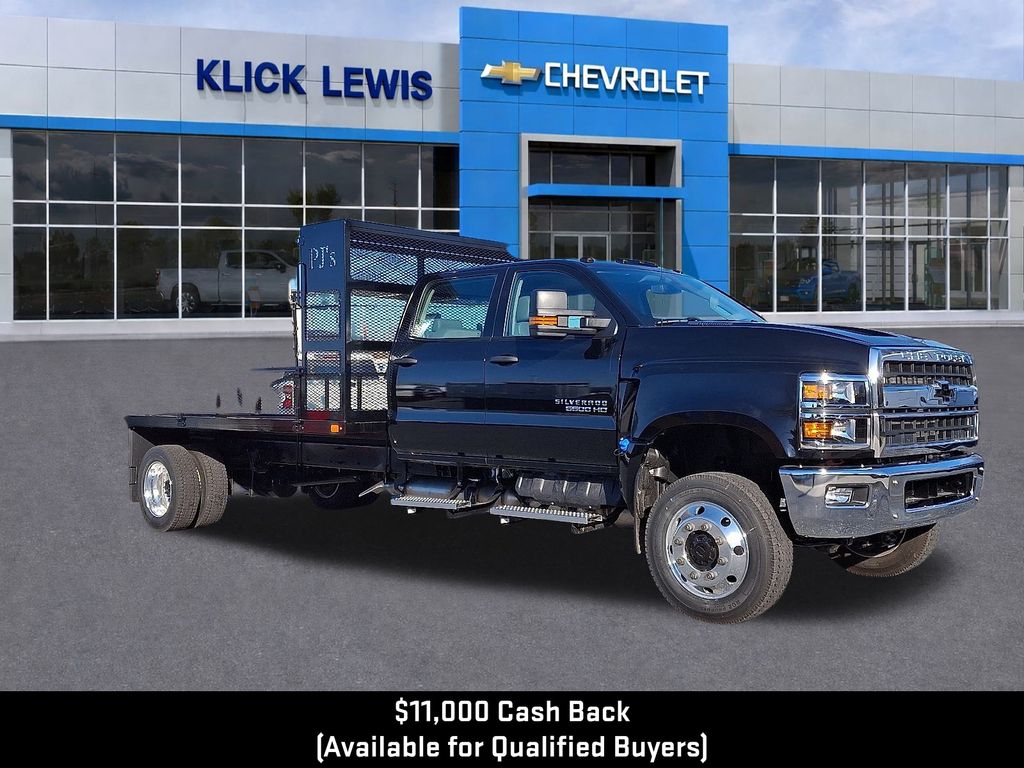 2024 Chevrolet Silverado 6500HD Work Truck Black at Klick Lewis Buick Chevrolet