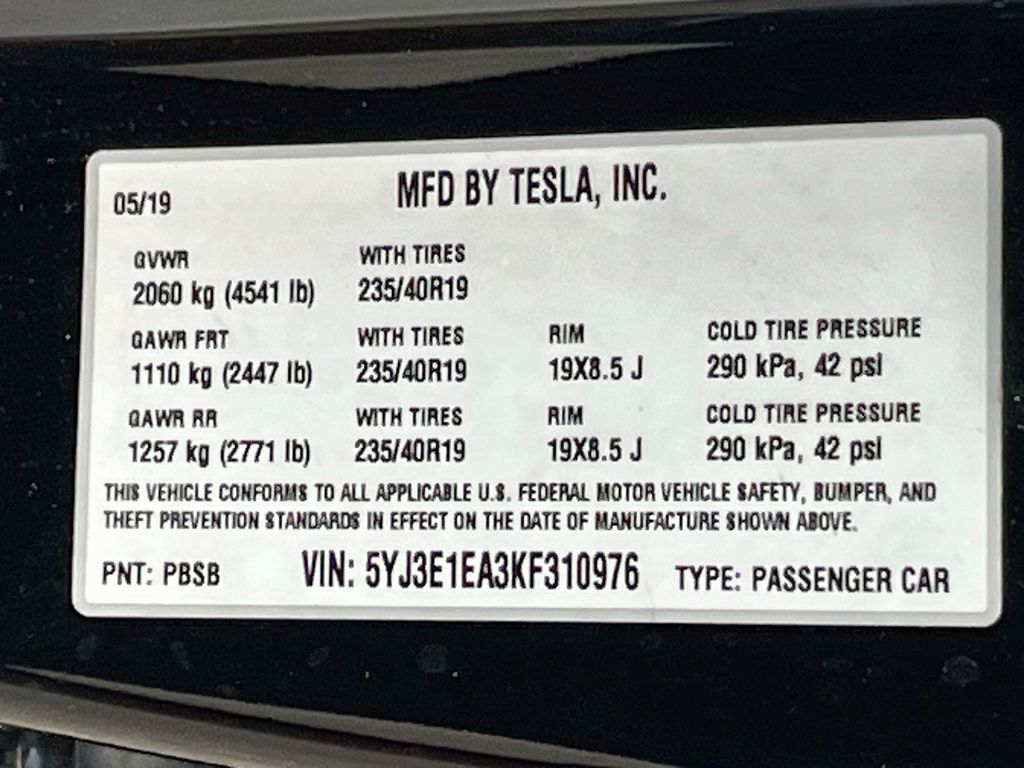 2019 Tesla Model 3 Standard Blue at Autostrade