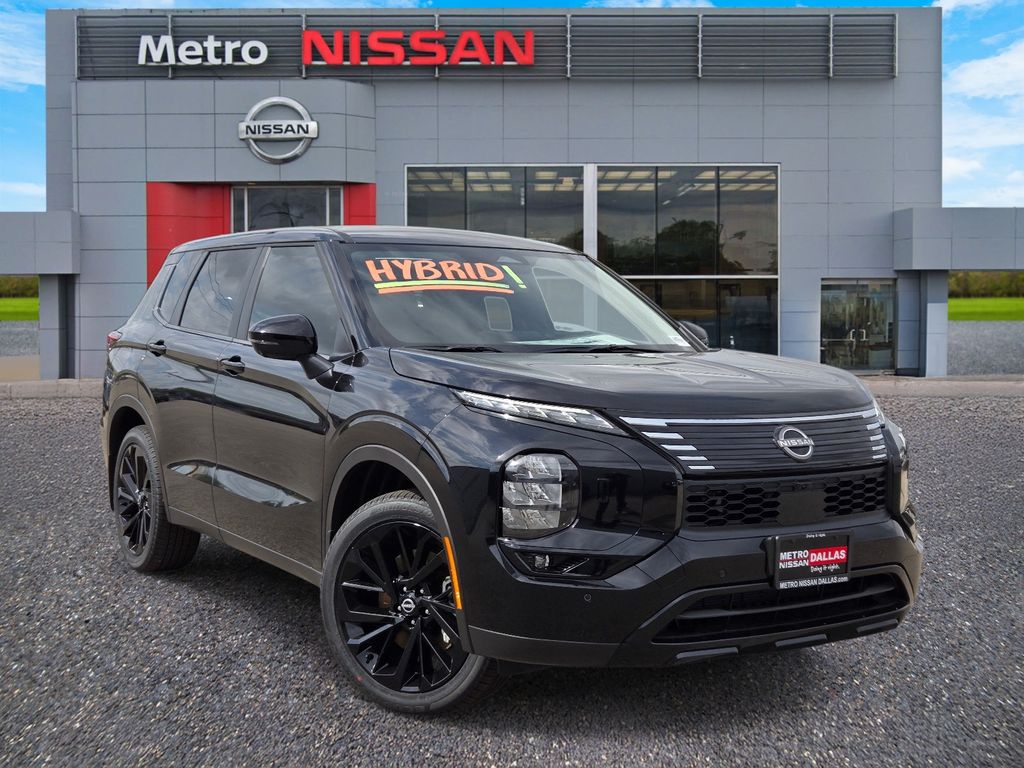 Black 2026 Nissan Rogue Plug-In Hybrid SL AWD SUV / Crossover All-Wheel Drive Continuously Variable Transmission