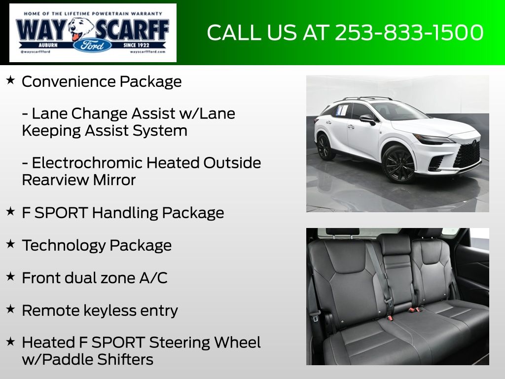2024 Lexus RX 350 F SPORT Handling