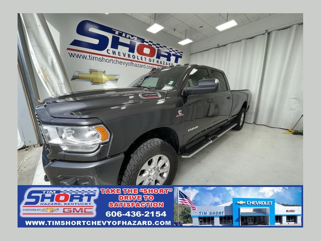Gray (Granite Crystal Metallic Clearcoat) 2021 RAM 3500 Pickup Truck Four-Wheel Drive 6-Speed Automatic