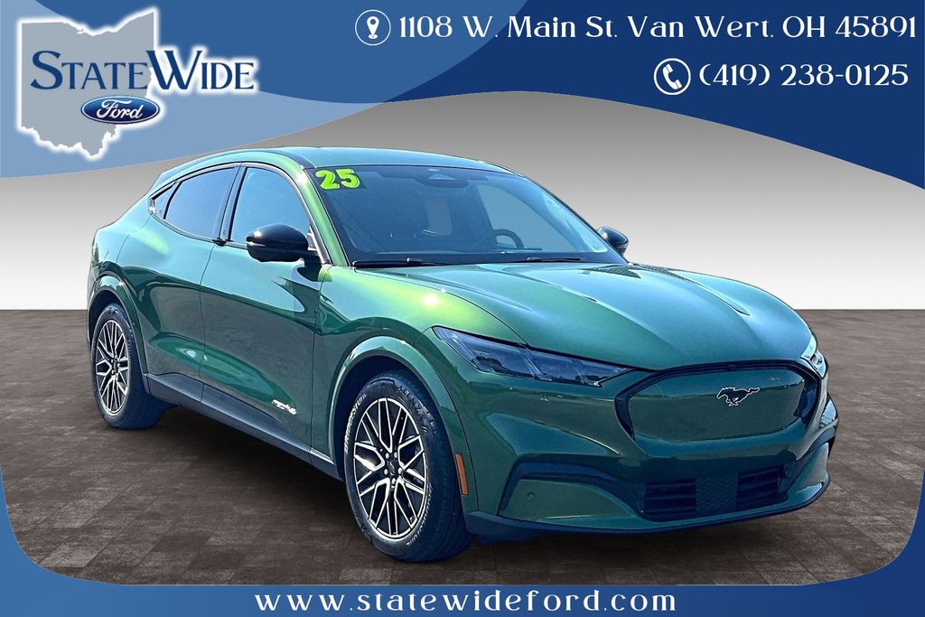 Green Metallic 2025 Ford Mustang Mach-E SUV / Crossover All-Wheel Drive Automatic