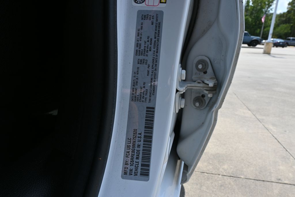 2021 Ram 1500 Big Horn/Lone Star White at Victoria Chrysler Dodge Jeep Ram